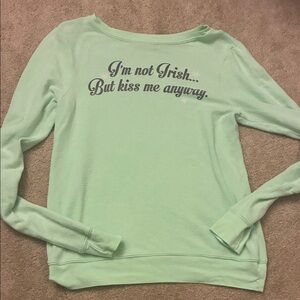 Wildfox Mint Green Irish Top